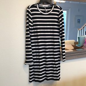 Reformation Jeanne Striped Knit Dress